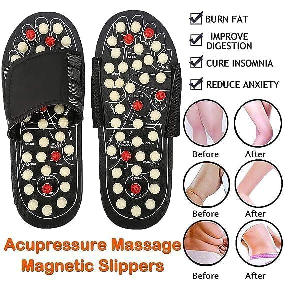 Message Slippers, Rotating Acupressure Foot Massager
