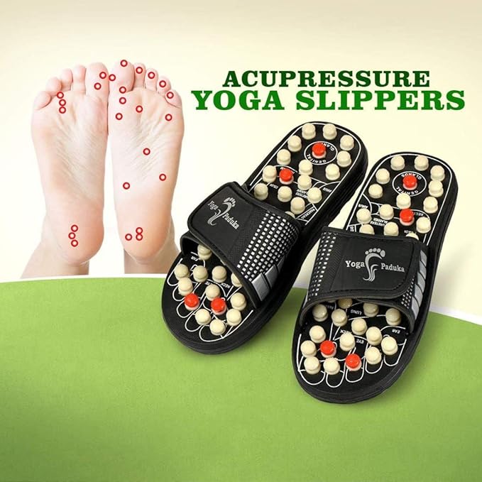 Message Slippers, Rotating Acupressure Foot Massager